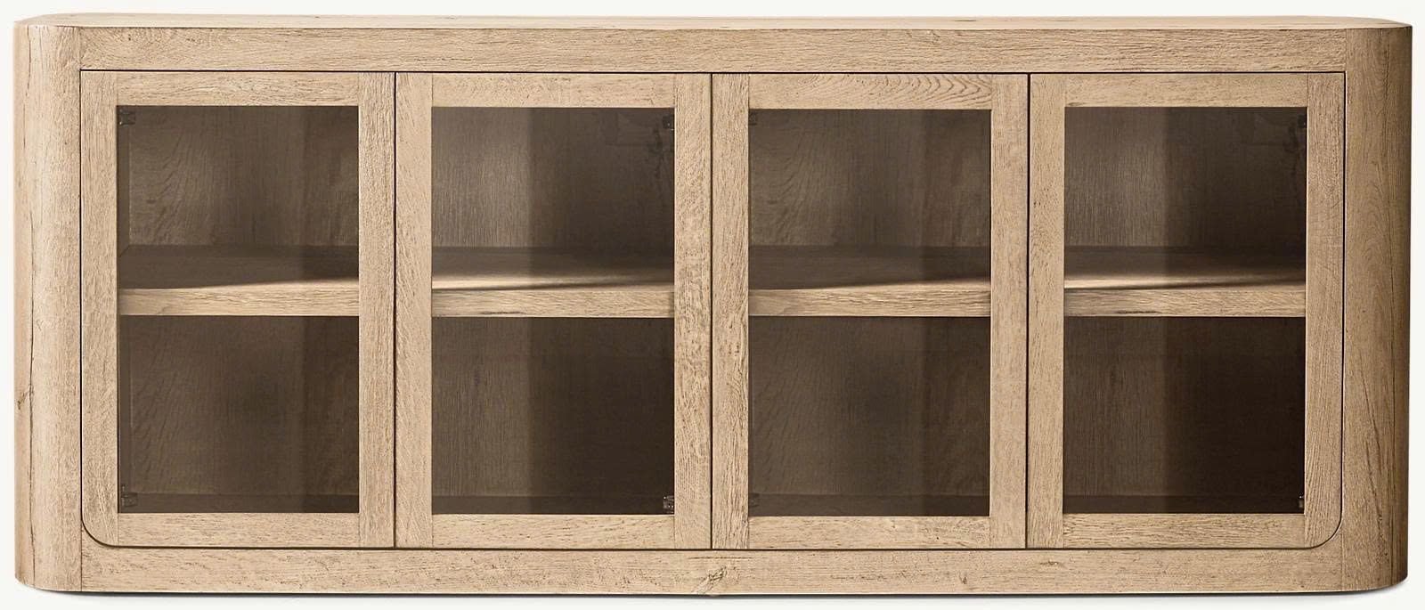 Oslo Glass 4-door Sideboard